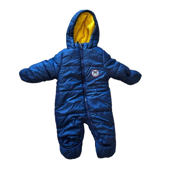 BABY IXTREME Puffer  Snowsuit Bunting Size 6-9 months Warm Cozy Winter Fall - Picture 1 of 11